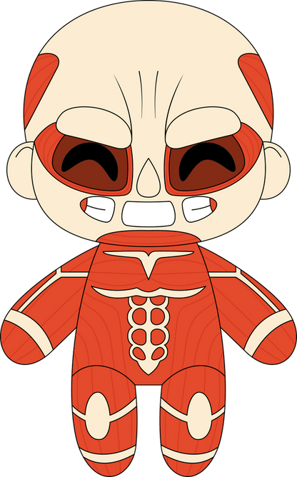 Chibi Kolossaler Titan Plüsch (23 cm)