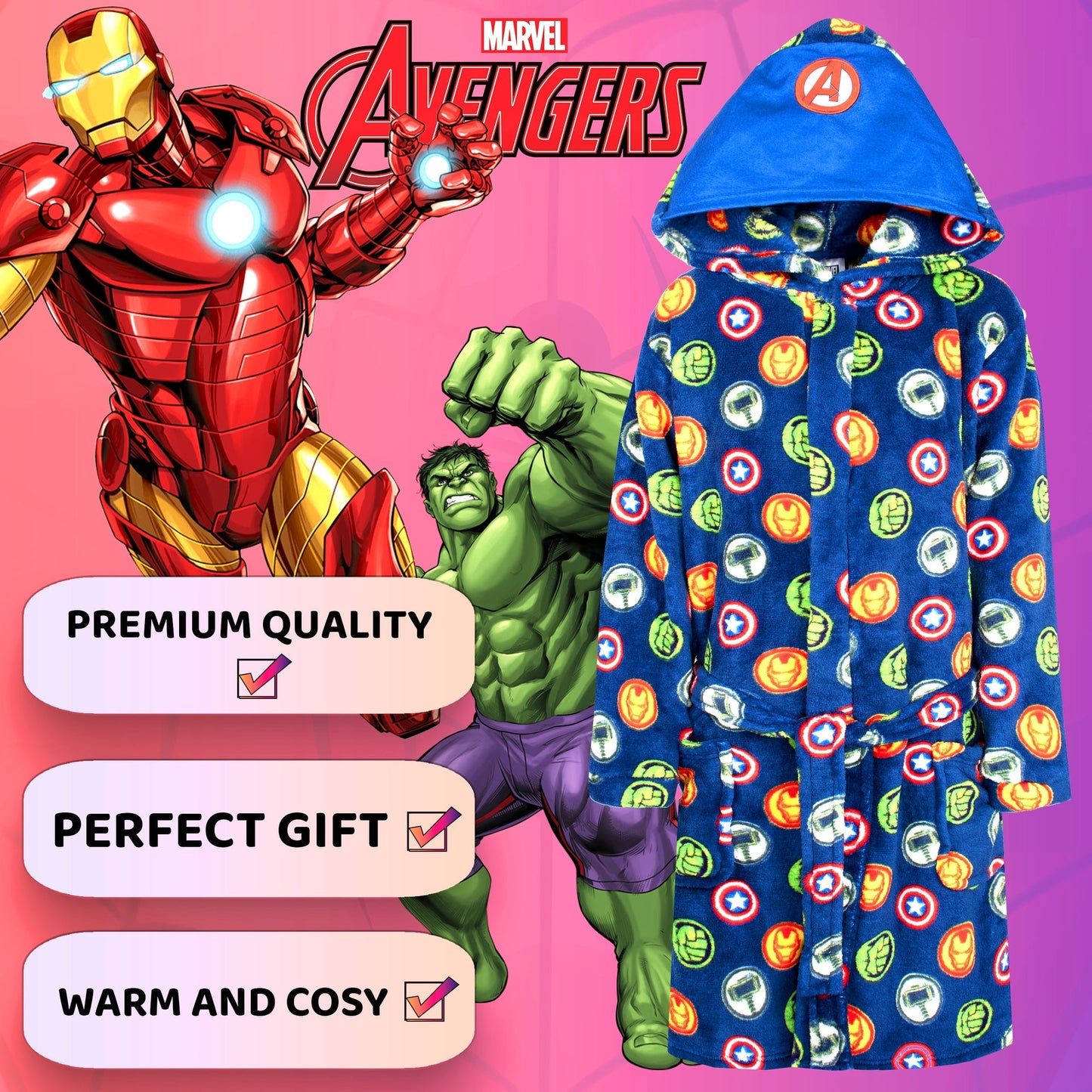 Peignoir – Marvel Dressing Gown – Avengers