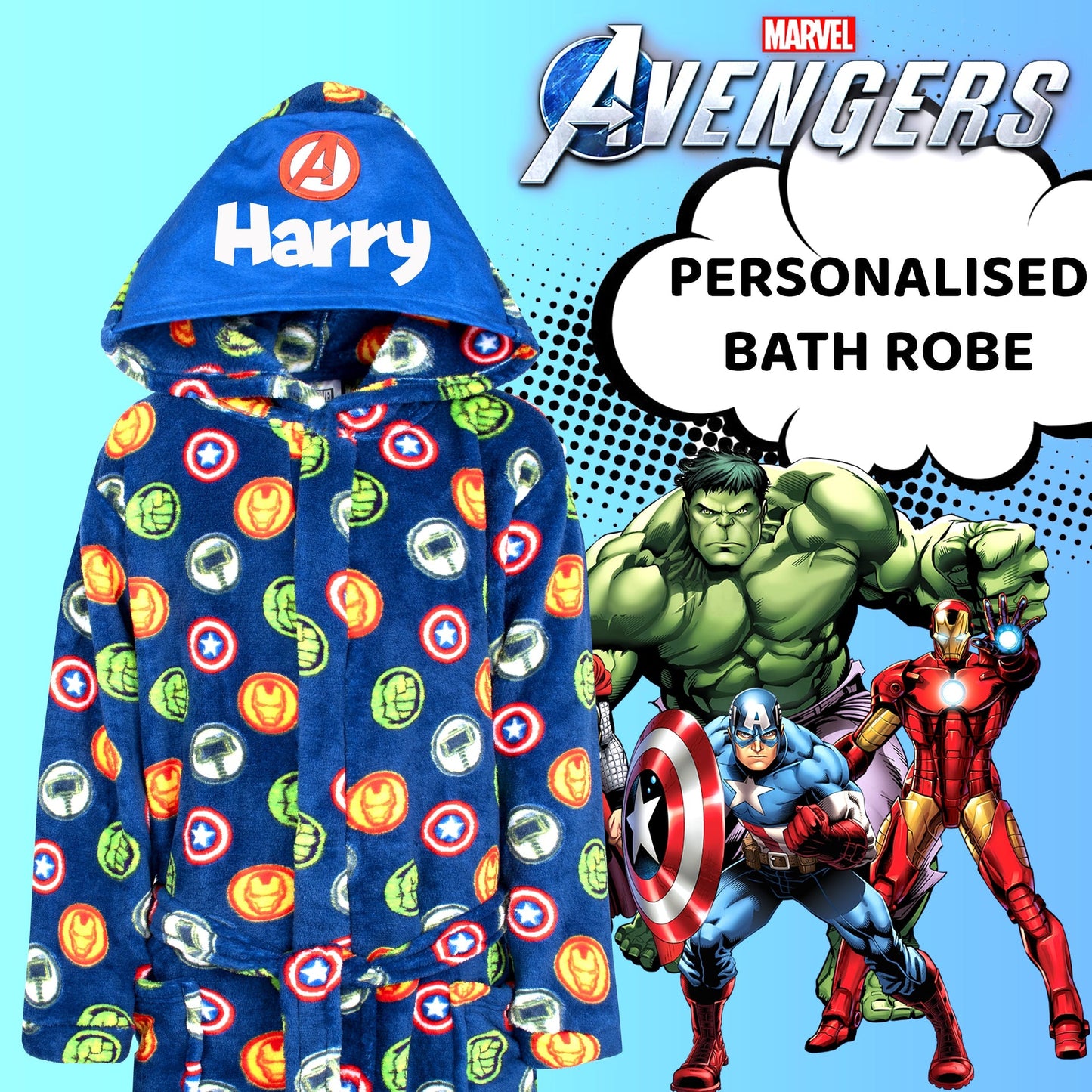 Peignoir – Marvel Dressing Gown – Avengers