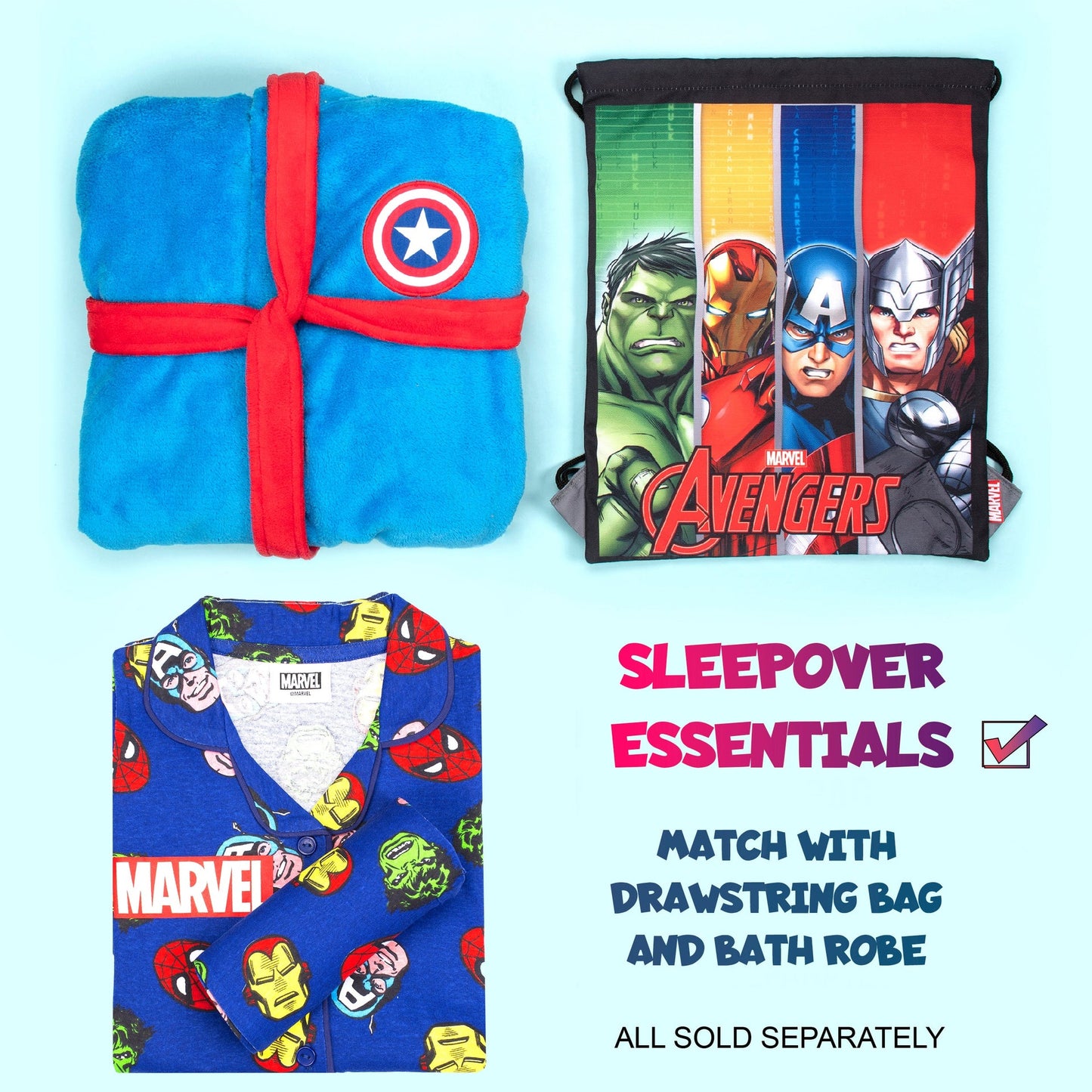 Pyjama – MARVEL – bleu with Buttons