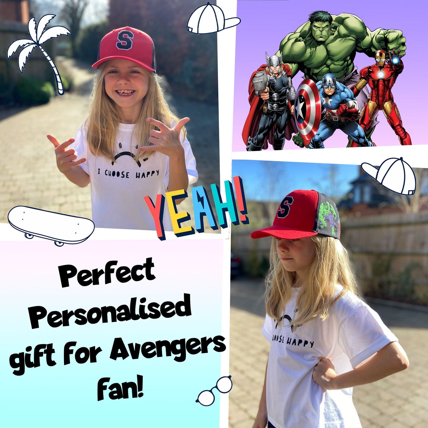 Casquette enfant – Marvel Baseball Cap