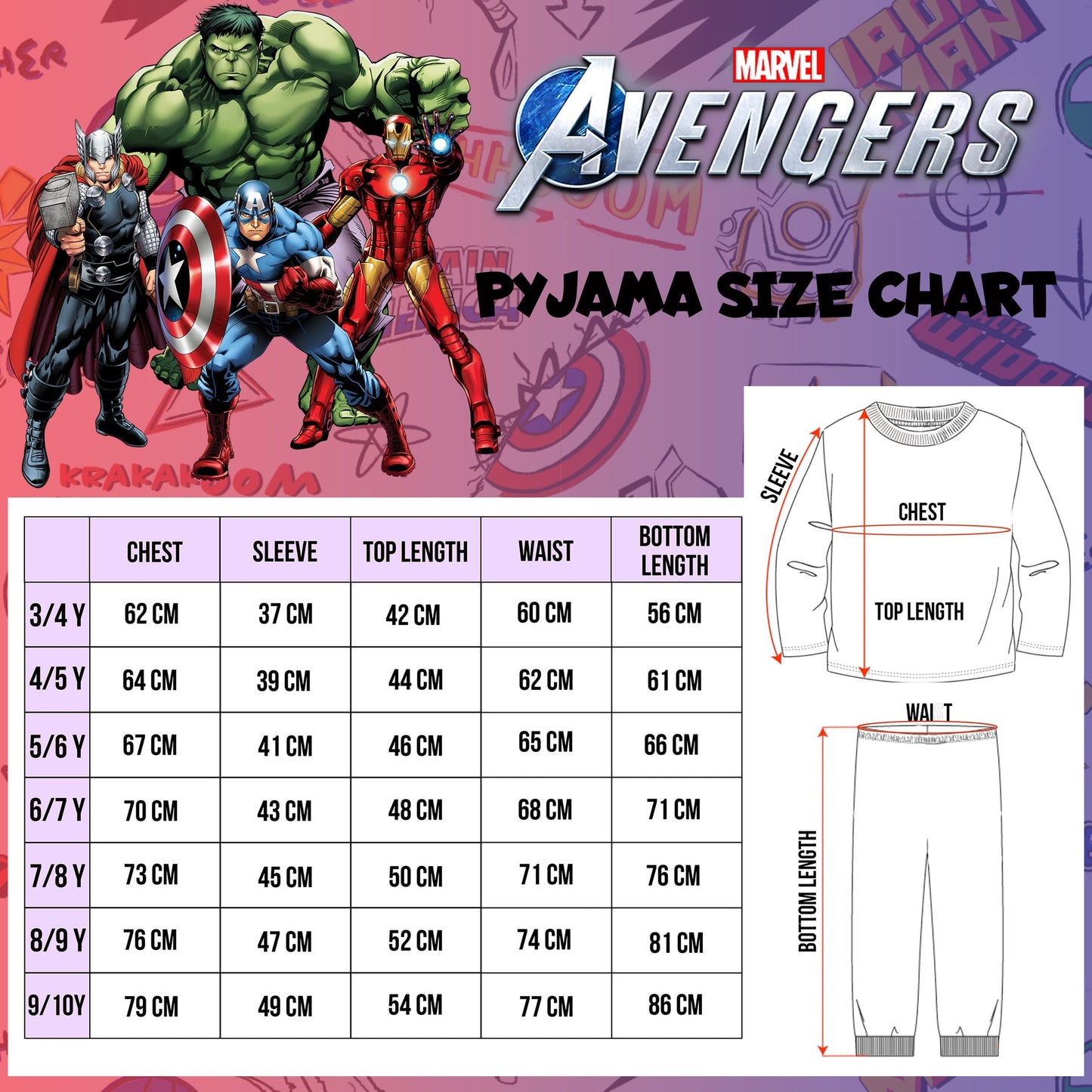 Pyjama – MARVEL