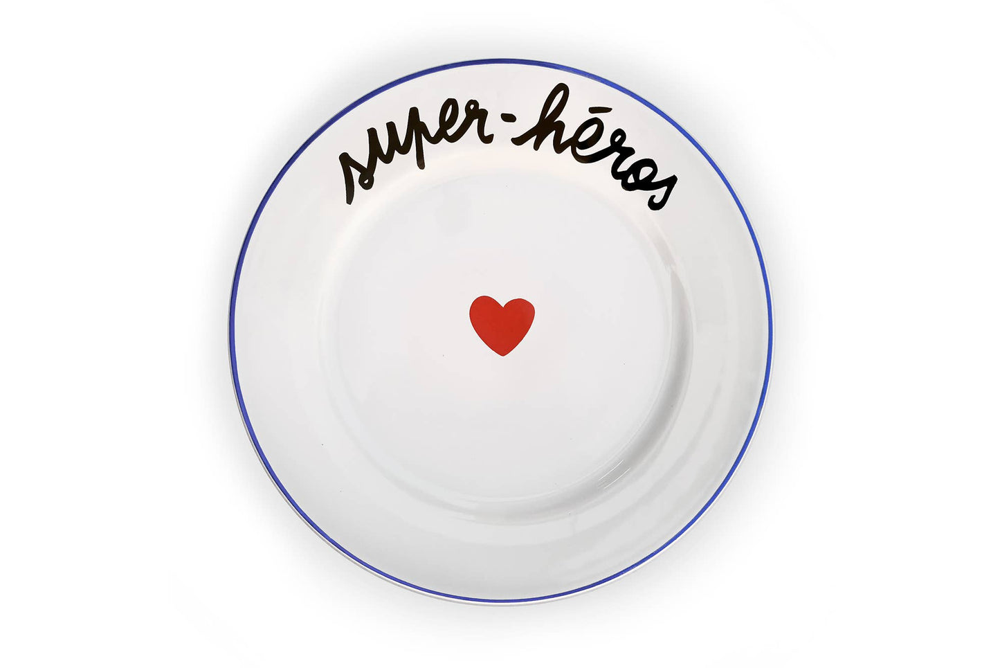 Assiette La Famille S’éclate - Super-Héros