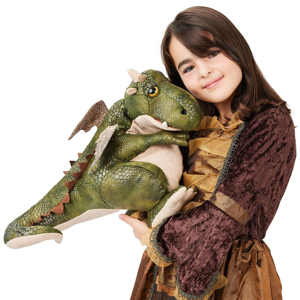 Marionnette à main Friendly Dragon 3211/ Friendly Dragon Folkmanis réaliste