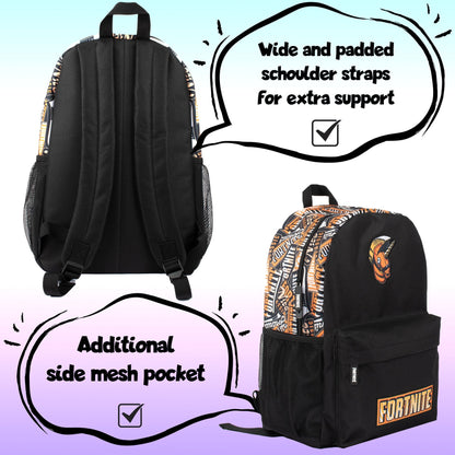 Sac à dos – Fortnite Orange for Boys | Fringoo