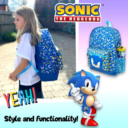 Sac à dos – Sonic the Hedgehog – Official Bag with Your Child's Name