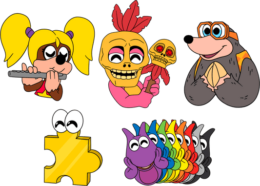 Banjo Kazooie Pin-Set (Freunde)