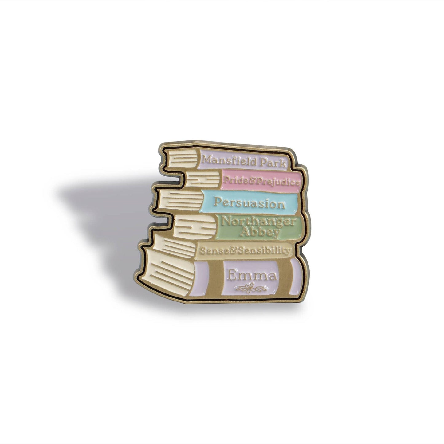 Pin’s Jane Austen - Pile de livres