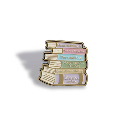 Pin’s Jane Austen - Pile de livres