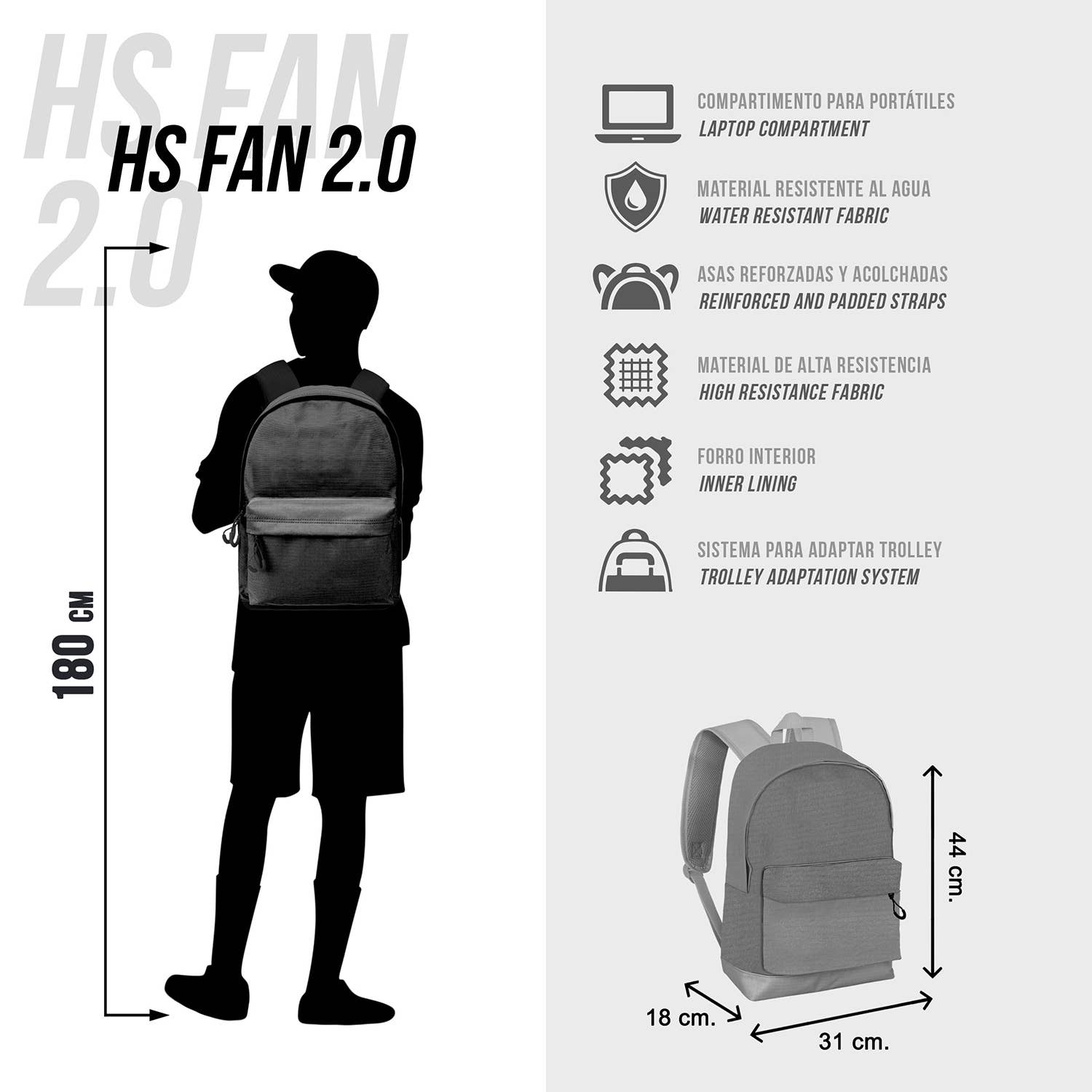 Sac à Dos HS FAN 2.2 Sonic the Hedgehog « Knuckles Run » – Multicolore