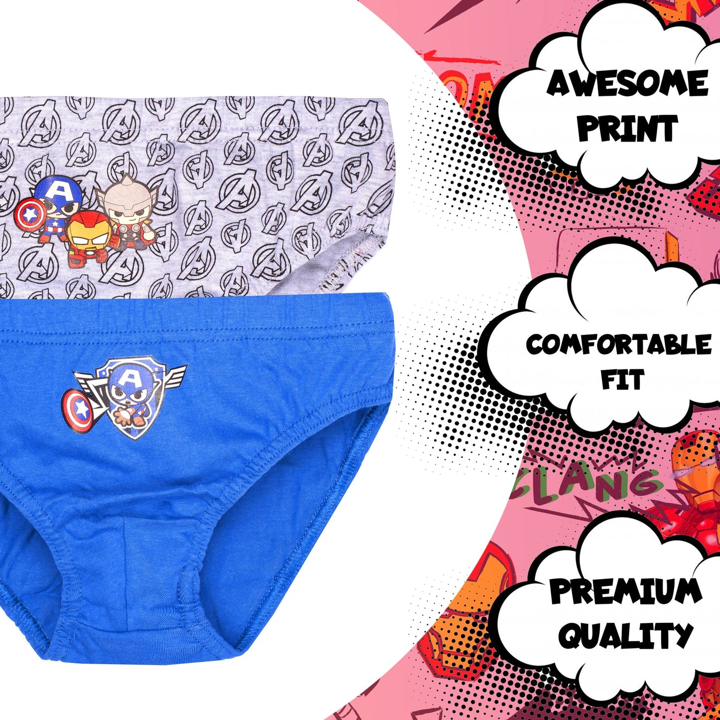 Sous-vêtement enfant – Avengers – Multicolour