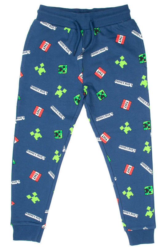 Pantalon de jogging Minecraft – Navy Pattern