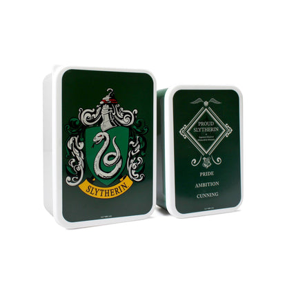Lot de 2 boîtes repas Harry Potter - Serpentard