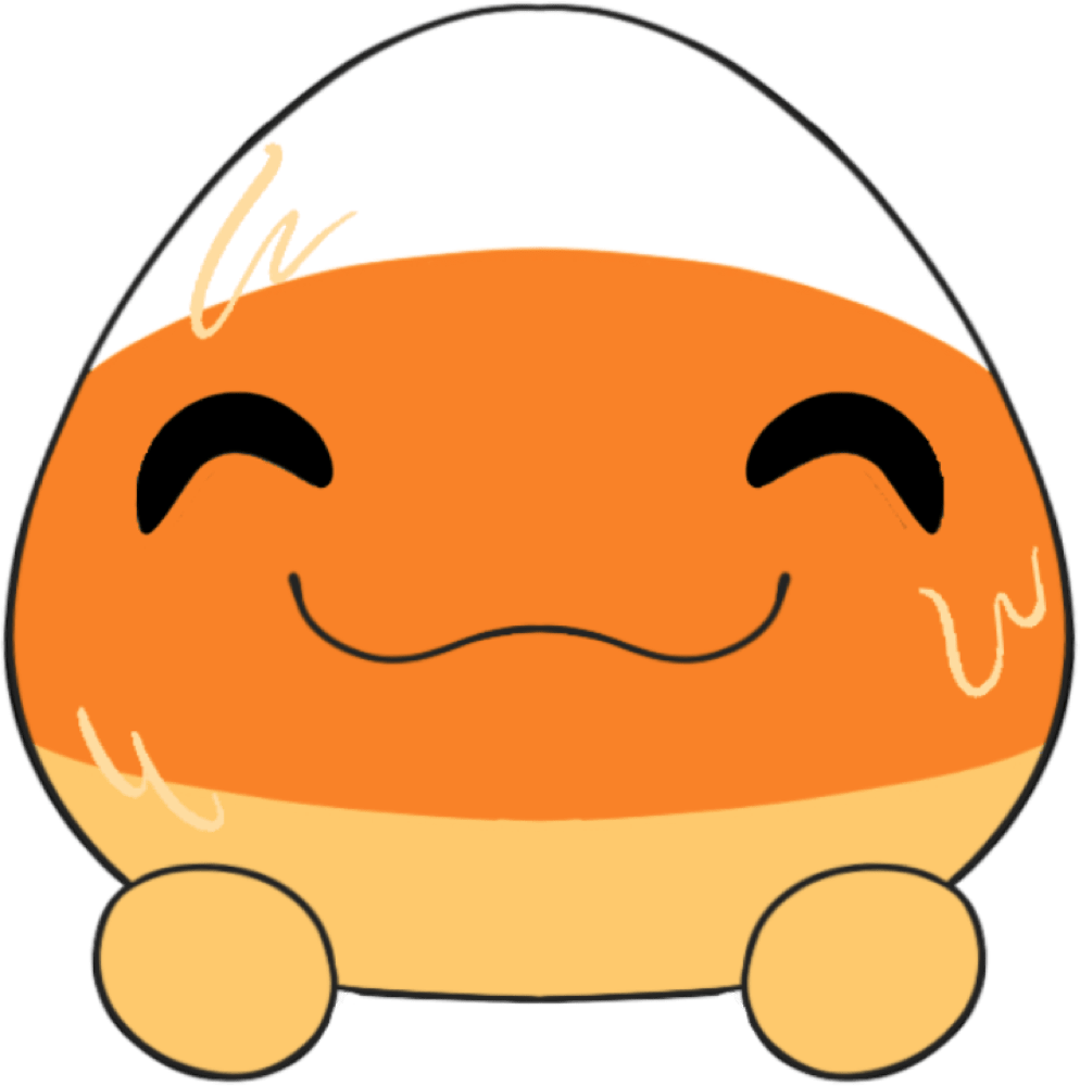 Candy Corn Slimecicle Stickie (15 cm)