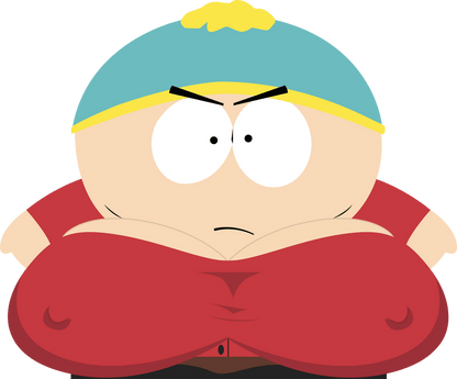 Cartman mit Implantaten