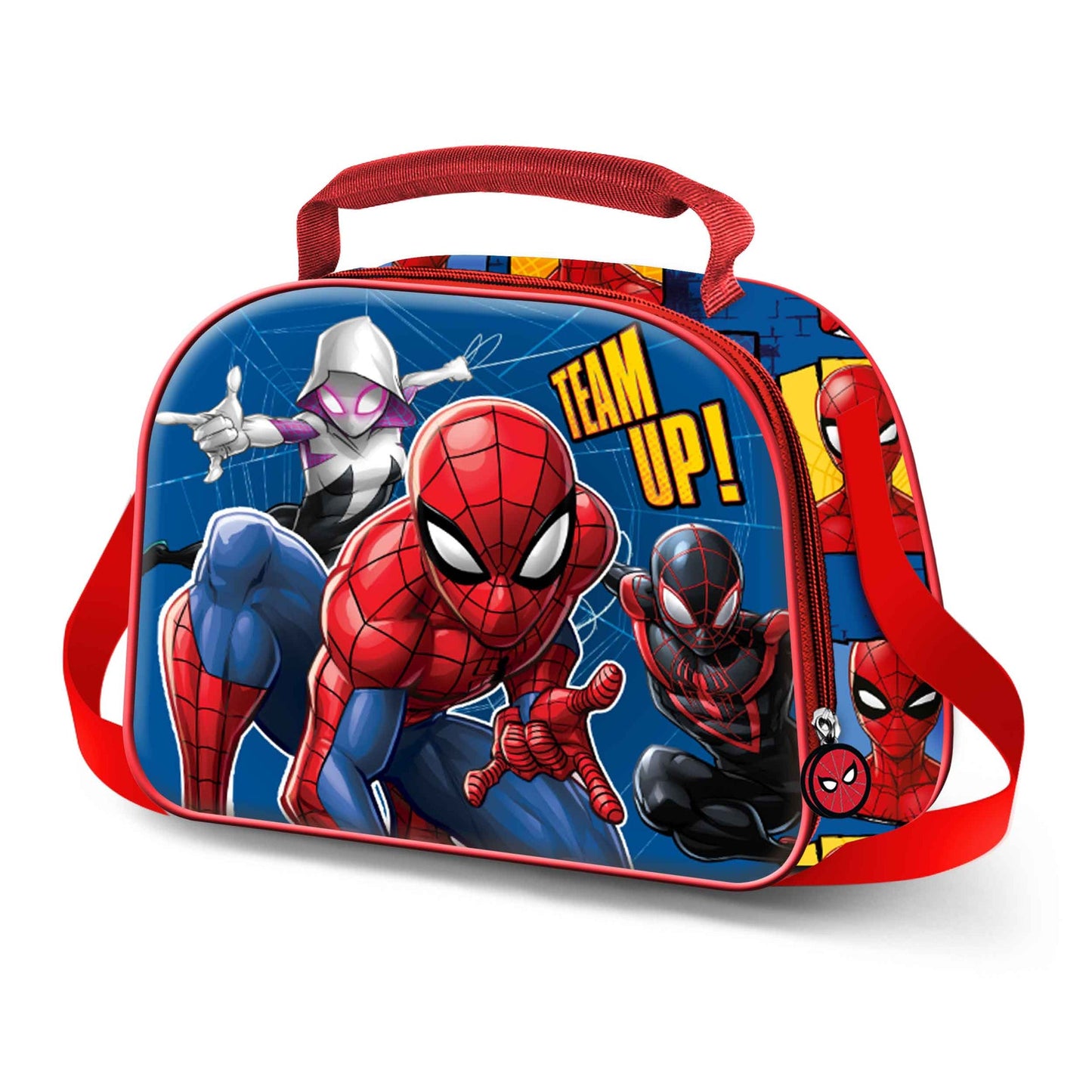 Sac Repas 3D Marvel Spider-Man « Best Team » – Bleu