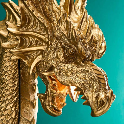 Applique Murale Dragon Drake, Or, 66 x 27 x 41 cm