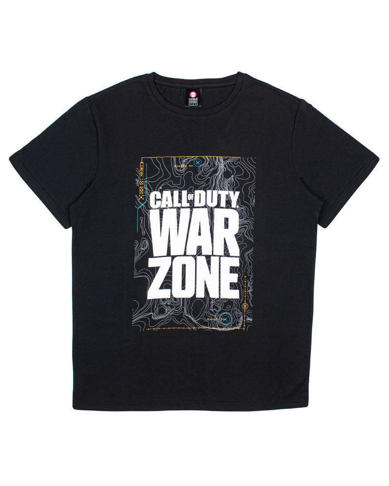 Call Of Duty Warzone Black Map T-Shirts