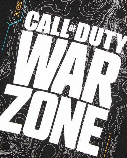 Call Of Duty Warzone Black Map T-Shirts