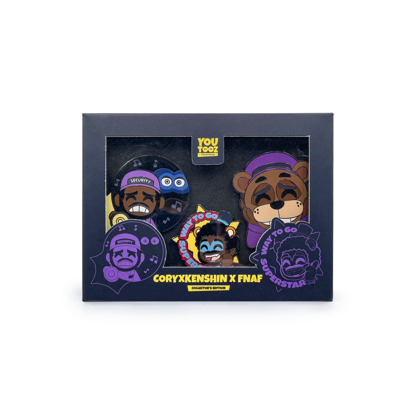 CoryxKenshin x FNAF Anstecker-Set