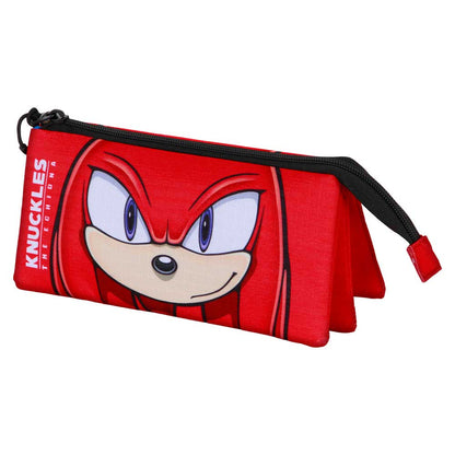 Trousse Triple SEGA Sonic le Hérisson - Knuckles Regard