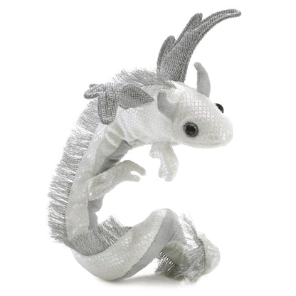 Marionnette à main Bracelet dragon blanc 3175/ Pearl Dragon Wristlet Folkmanis réaliste
