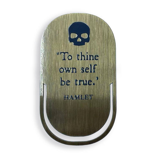 Lesezeichen aus Metall Shakespeare – Hamlet