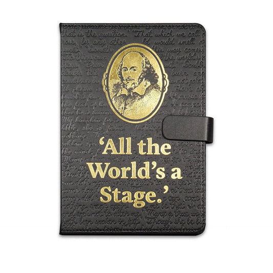 Carnet A5 souple Shakespeare - Le monde est une scène