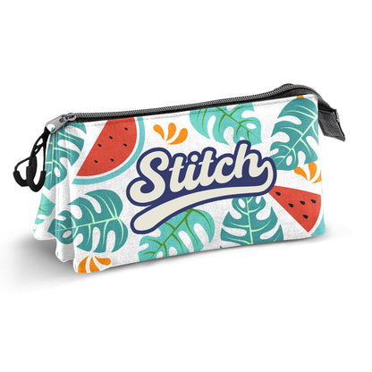 trousse triple lilo stitch stitch avec grenouille karactermania