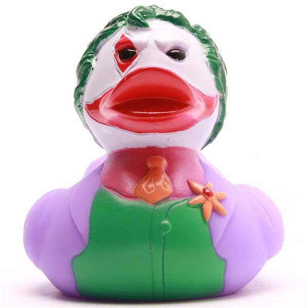 Canard Clown aux cheveux verts