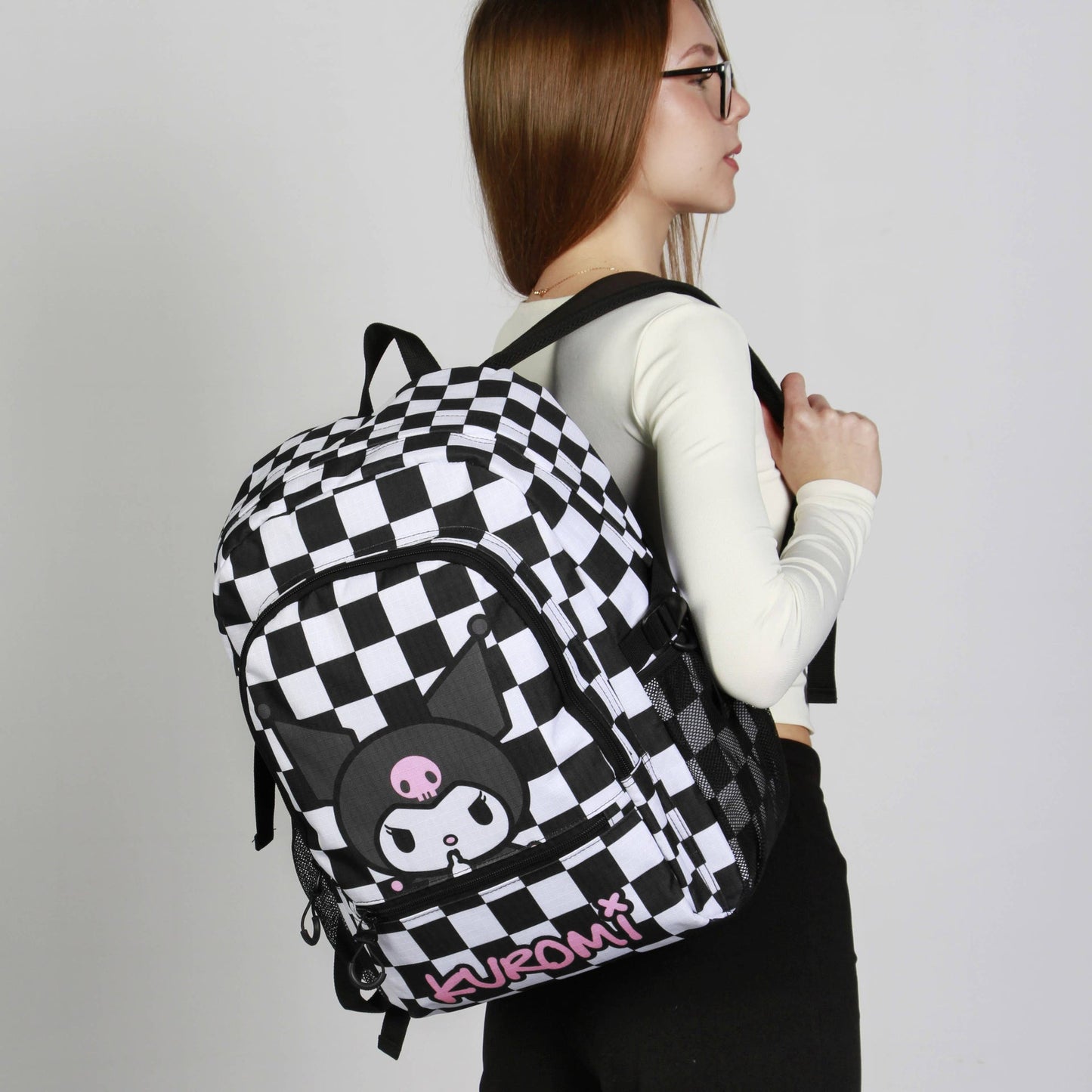 Sanrio Kuromi B and W-Sac à dos Fight FAN 2.2