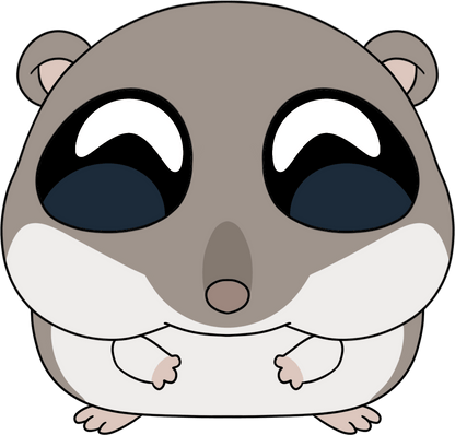 Sad Hamster Plush (9in)