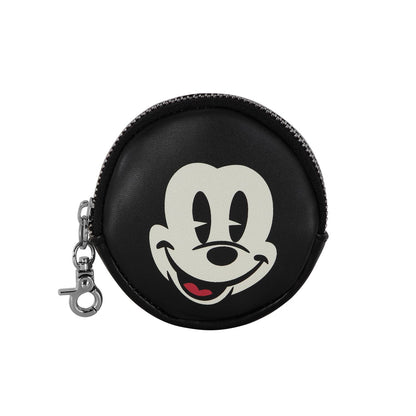 Mickey Mouse Face-Porte-monnaie Cookie, Noir