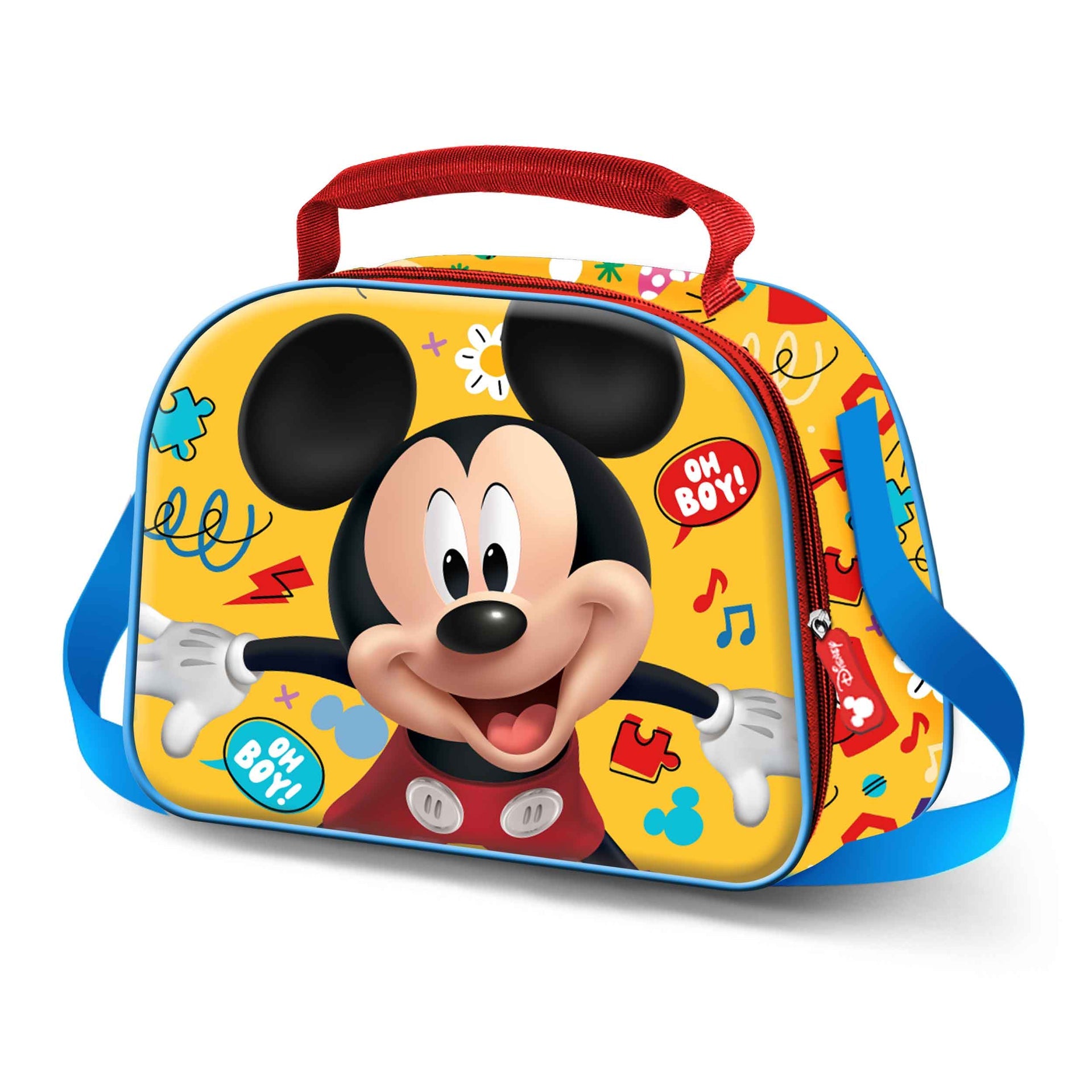 Sac Repas 3D Disney Mickey Mouse « Boy » – Jaune