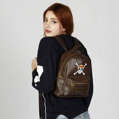Sac à Dos Heady One Piece « Skull » – Brun