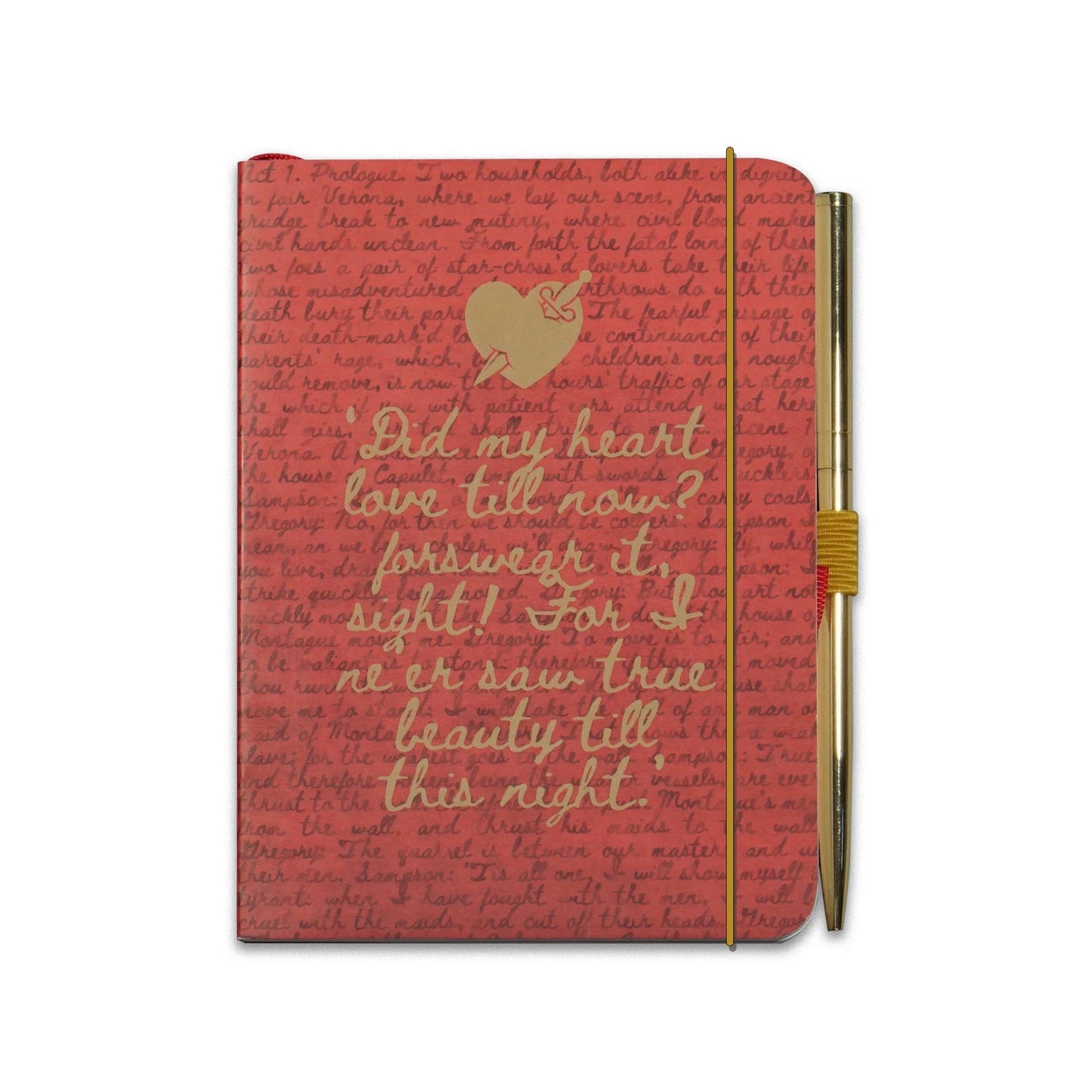 Carnet A6 Shakespeare - & Stylo Roméo & Juliette