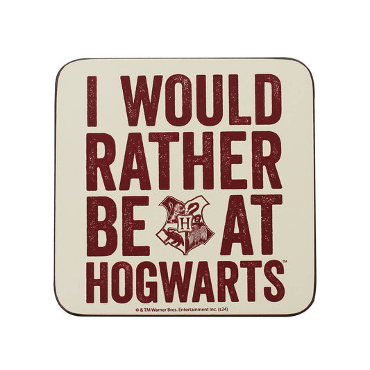 Sous-verre Harry Potter - Je préfèrerais être à Poudlard