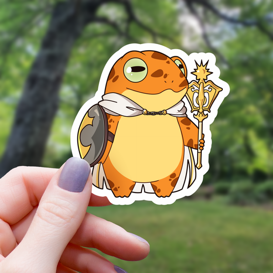RPG Priest Frog Sticker
