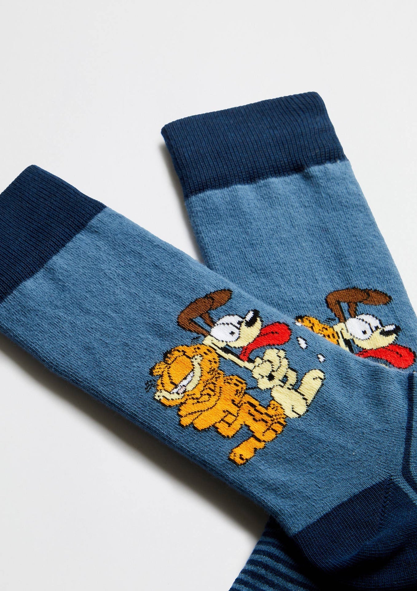 BeGarfield &amp; Odie Blue Socks