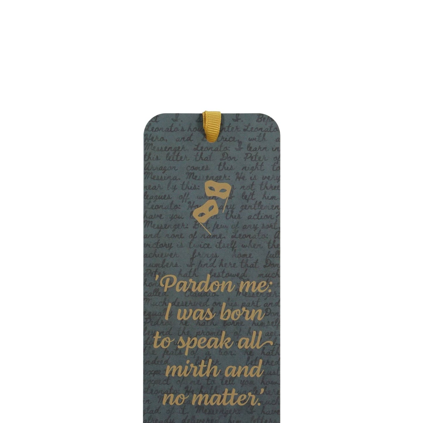Marque-page papier Shakespeare - Beaucoup de bruit pour rien