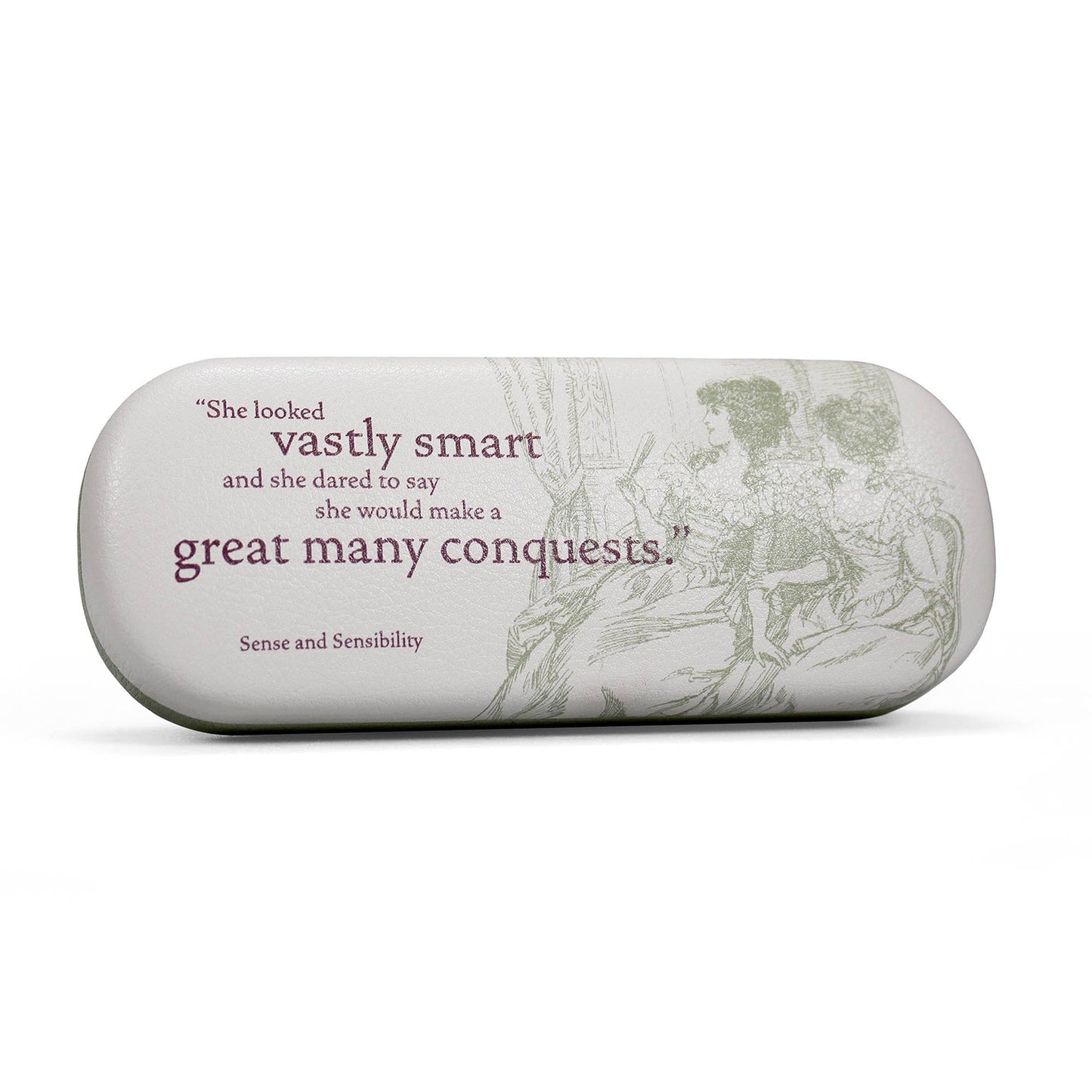 Étui à lunettes Jane Austen - rigide Pulteney Press