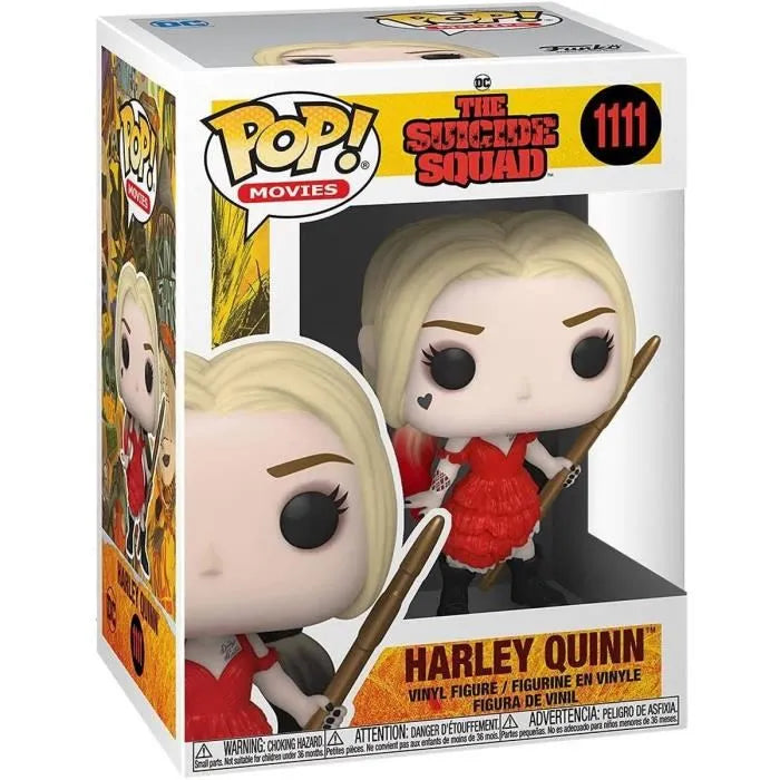 Harley Quinn im roten Kleid