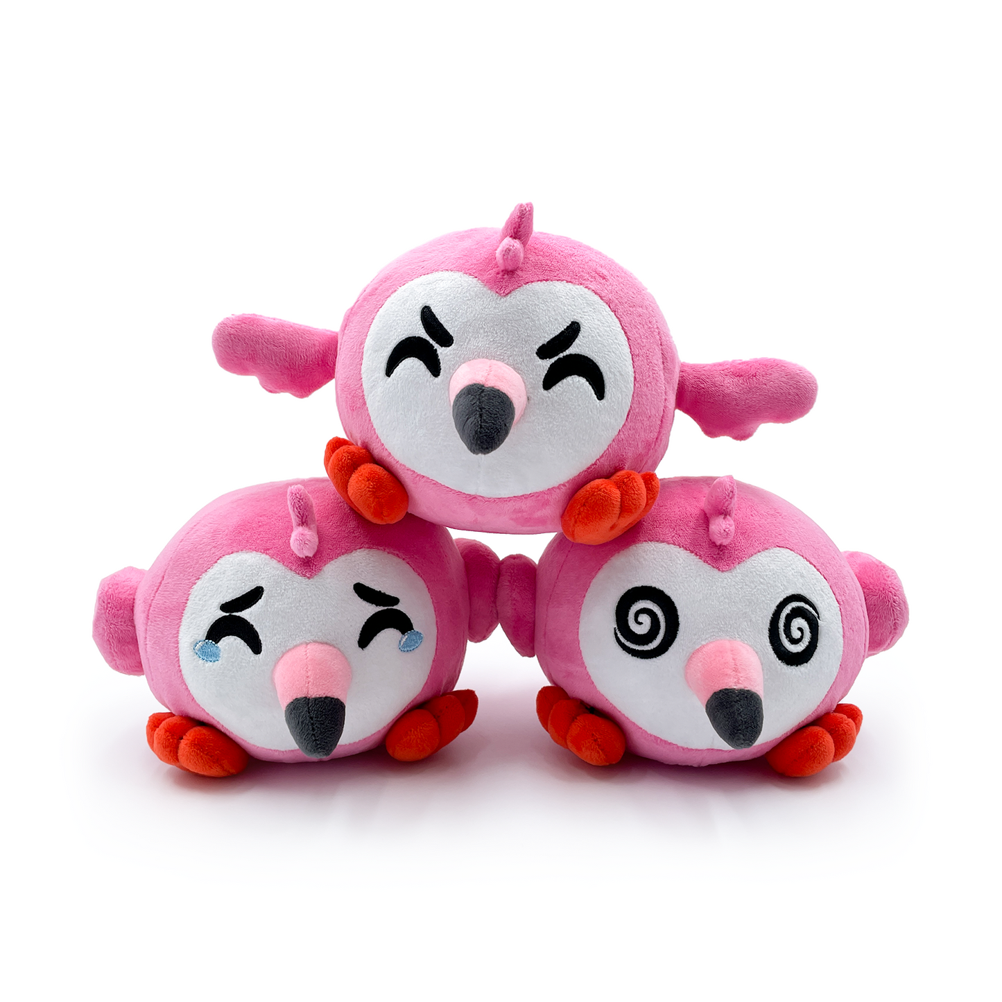 Sad Flamingo Stickie (6in)