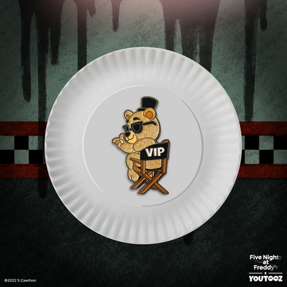 Goldener Freddy-Anstecker
