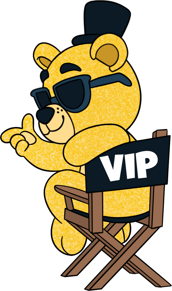 Goldener Freddy-Anstecker