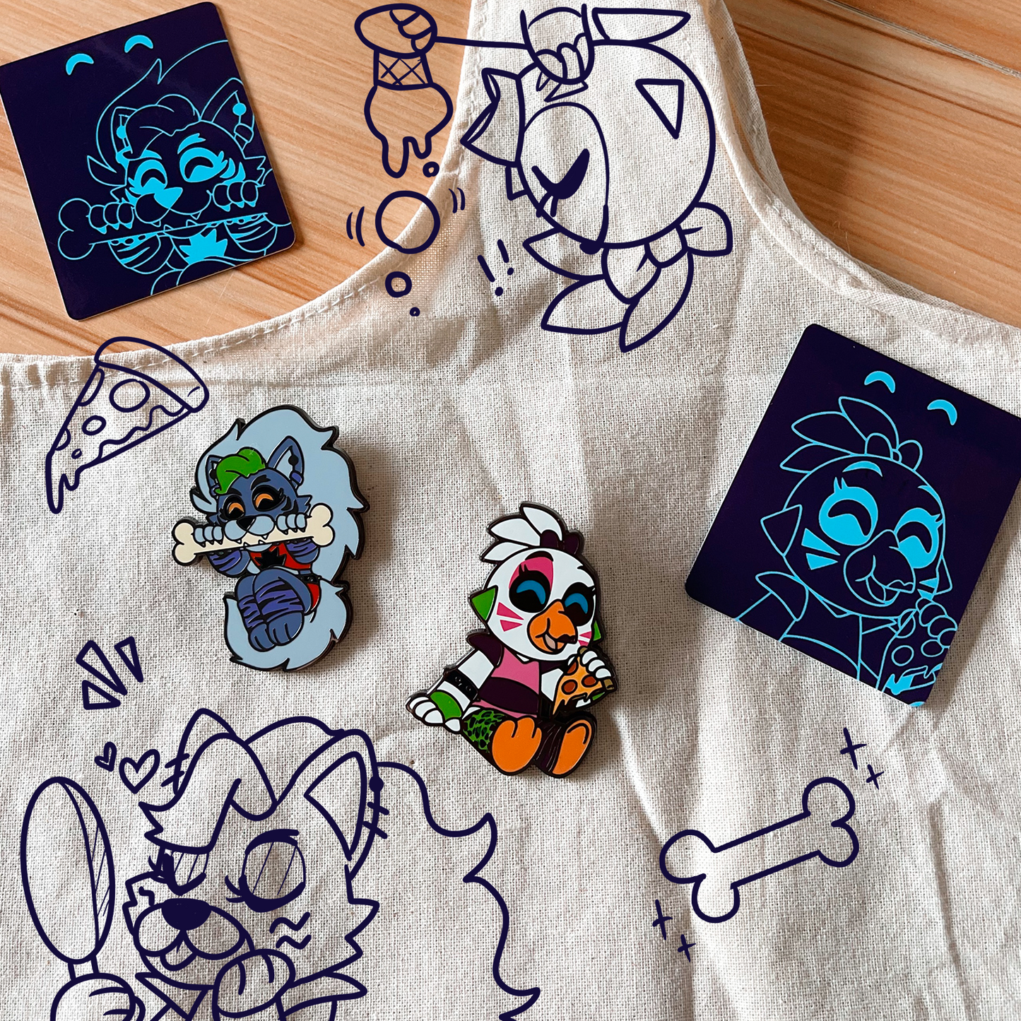 Roxanne Wolf Pin