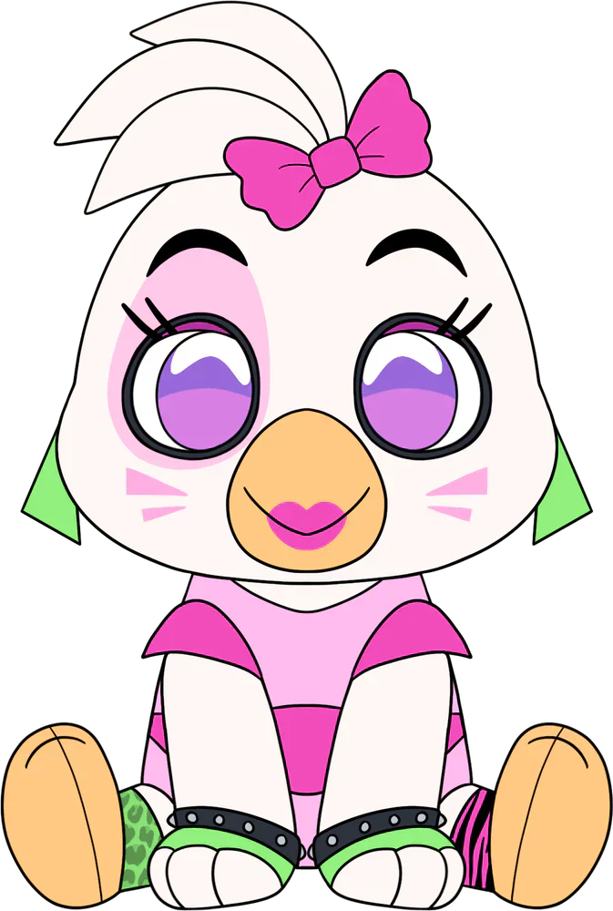 peluche glamrock chica sit youtooz