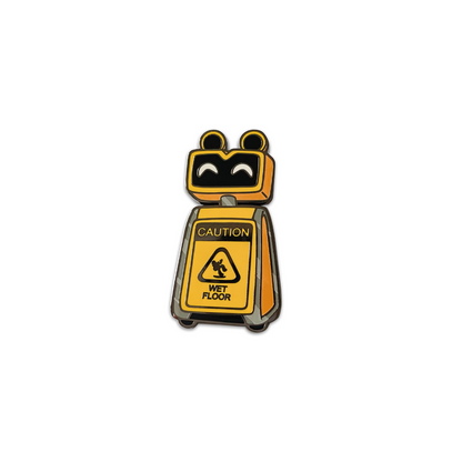 Wet Floor Sign Pin