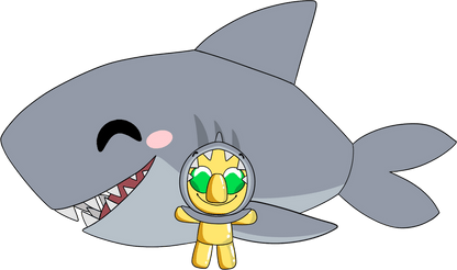 Foolish Gamers Shark Plush (1ft)