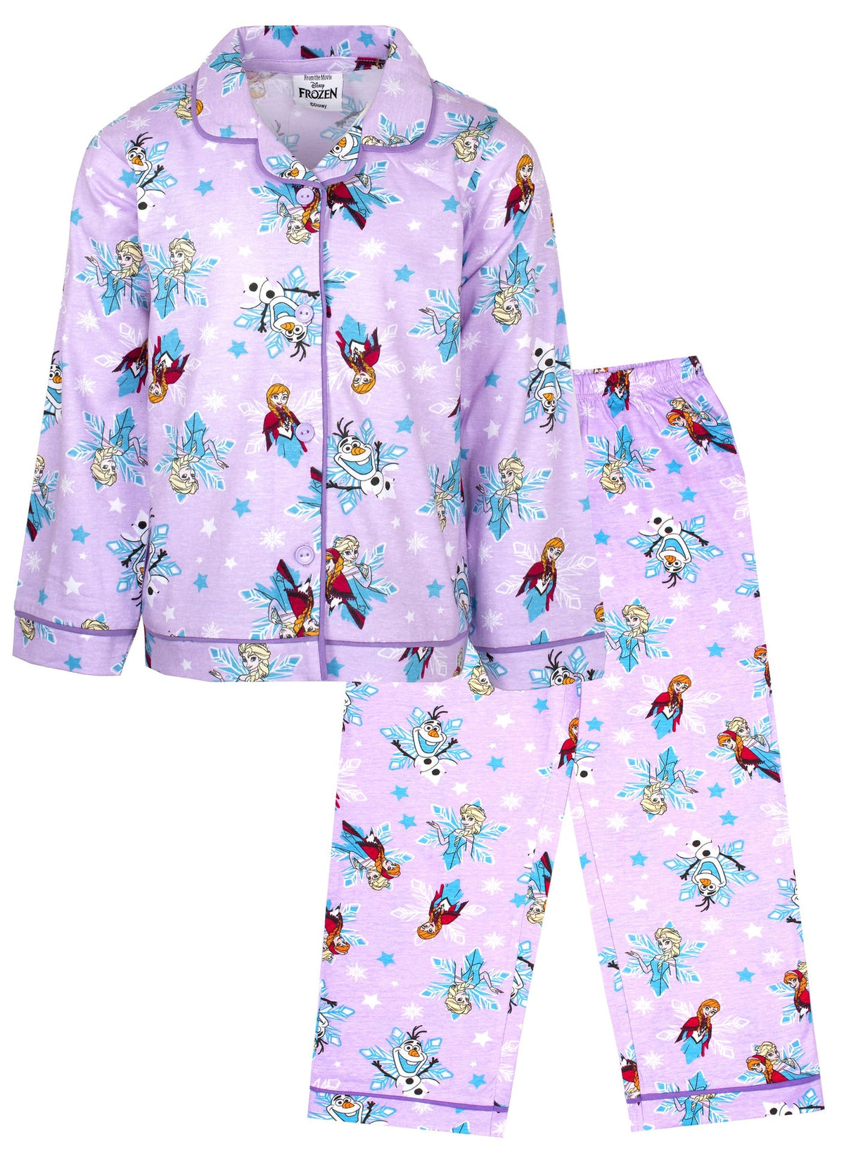 Pyjama enfant Disney Frozen à boutons – Fringoo
